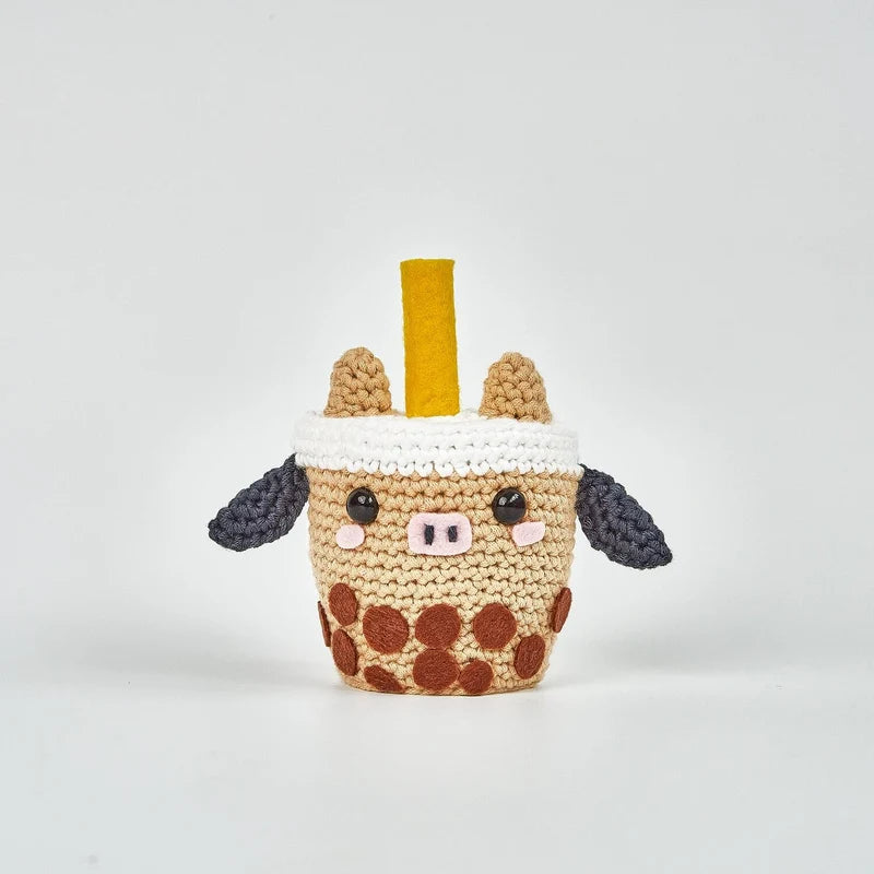Bobba Cow Charlie - Yummy Friends Kit - Lion Brand