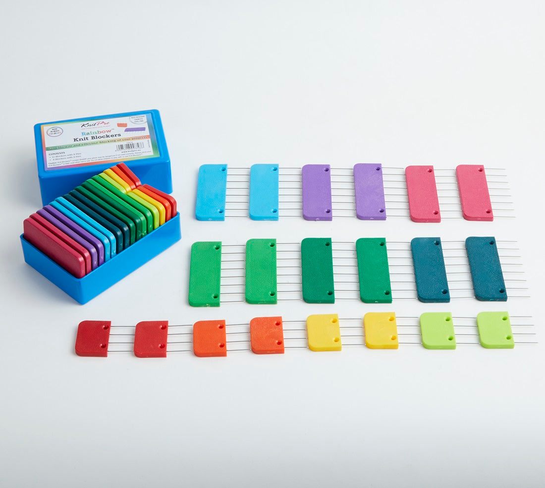 Knit Blockers (20pcs) - Rainbow - Knitpro