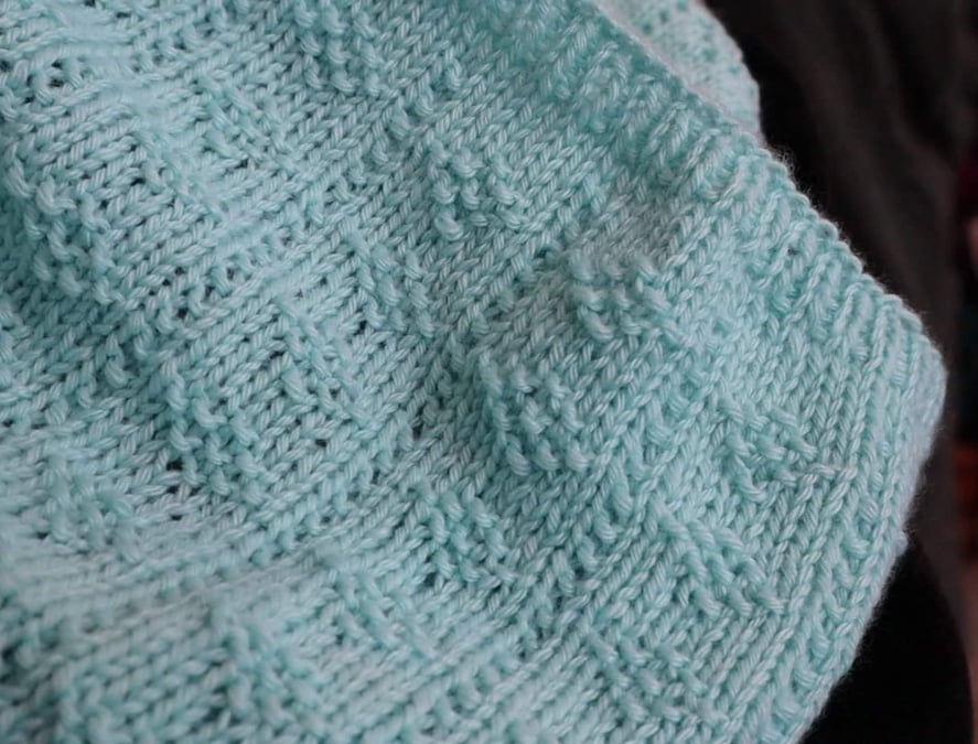 Digital Pattern: Diamond Droplets Cowl 2.0