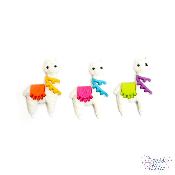 Dress It Up Buttons - Who's Your Llama