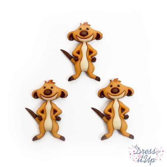 Dress It Up Buttons - Timon/The Lion King Dress It Up Buttons - Timon/The Lion King