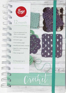 New! Boye Crochet Planner - 12 Month Project Planner