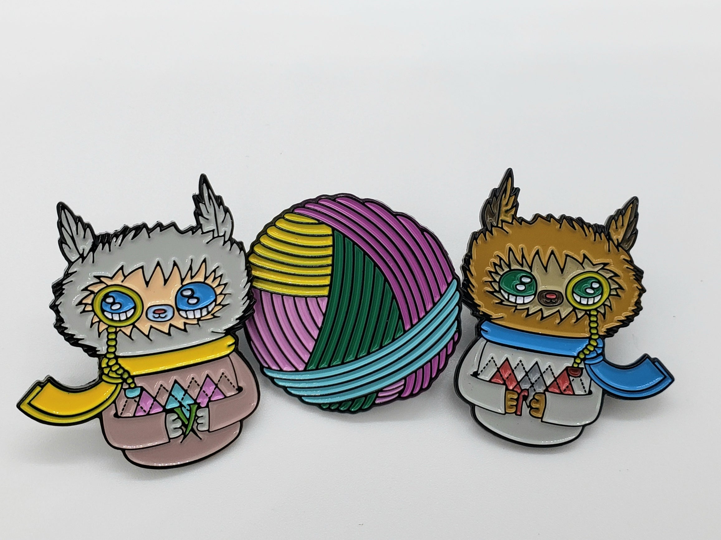 L2D2YARN PINS!