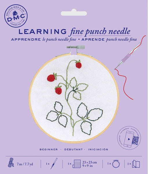 Fine Punch Needle - DMC Learning Kit