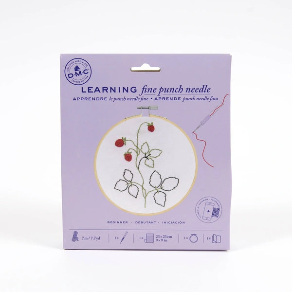 Fine Punch Needle - DMC Learning Kit