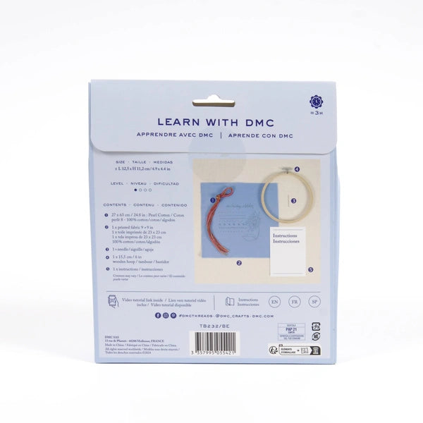 Embroidery - DMC Learning Kit