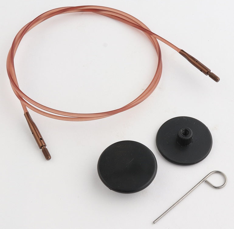 Brown Nylon Cord 14"/24"- Knitpro