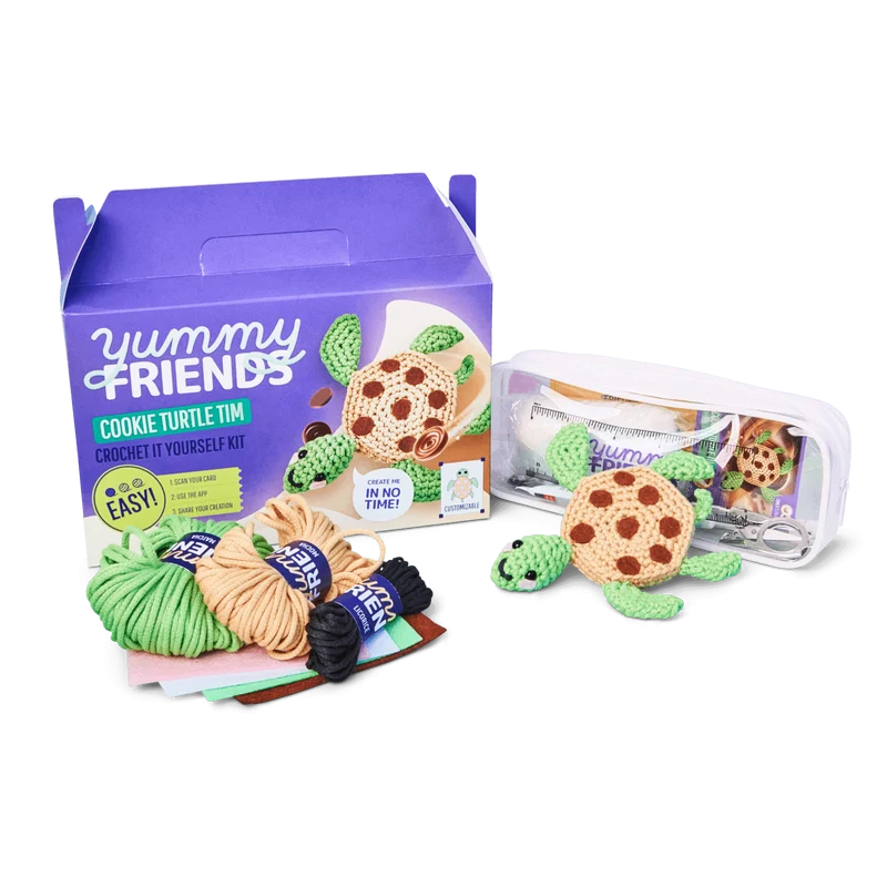 Cookie Turtle Tim - Yummy Friends Kit - Lion Brand