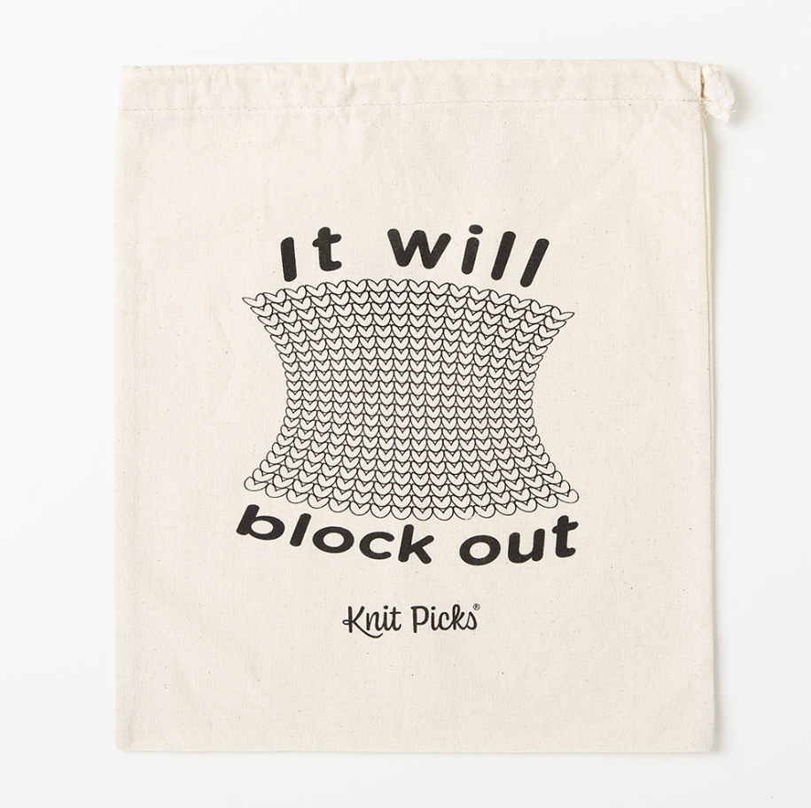 It Will Block Out - Project Bag - Knit Picks