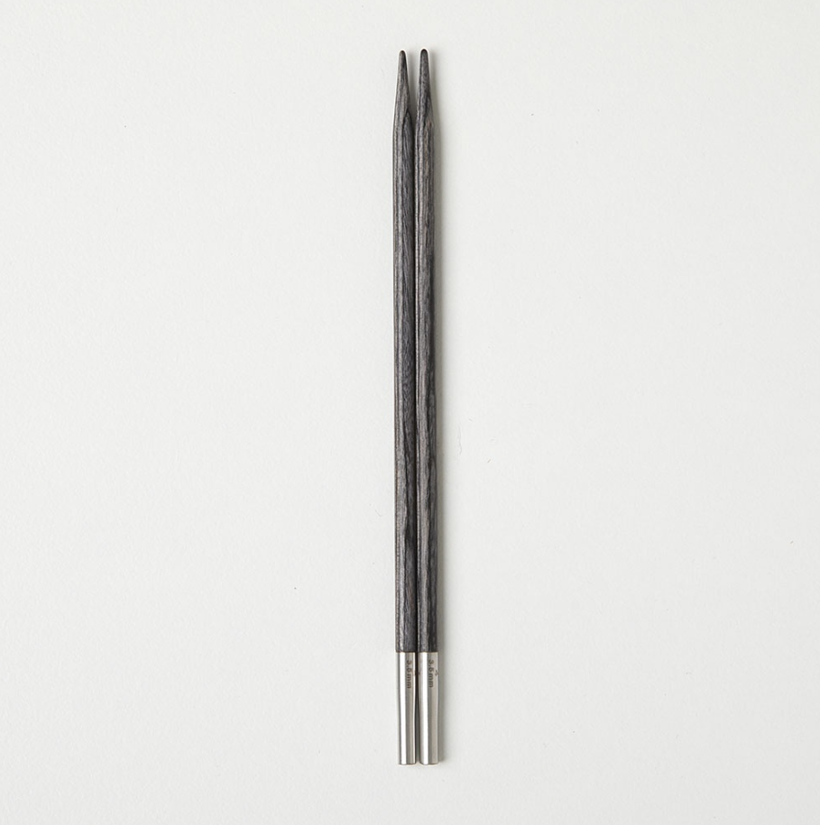 Obsidian Resillience Interchangeable Needle Tips US 4 (3.5mm) - Knit Picks