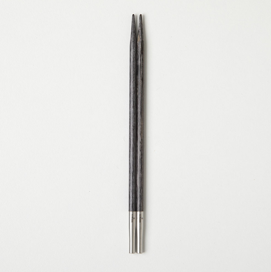 Obsidian Resillience Interchangeable Needle Tips US 5 (3.75mm) - Knit Picks