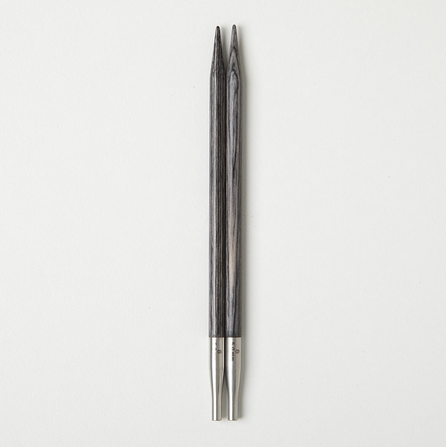 Obsidian Resillience Interchangeable Needle Tips US 8 (5mm) - Knit Picks