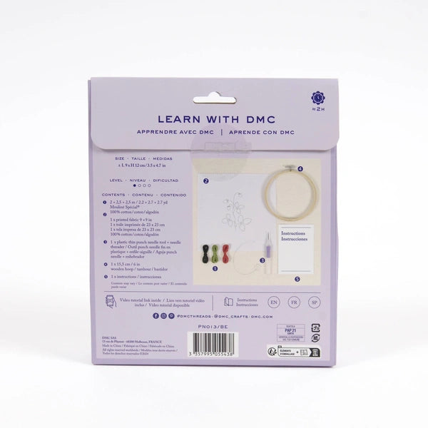 Fine Punch Needle - DMC Learning Kit