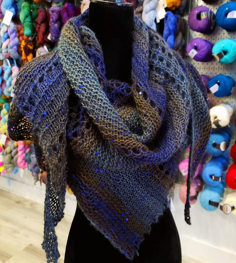 Digital Pattern:  Glimmer Shawl