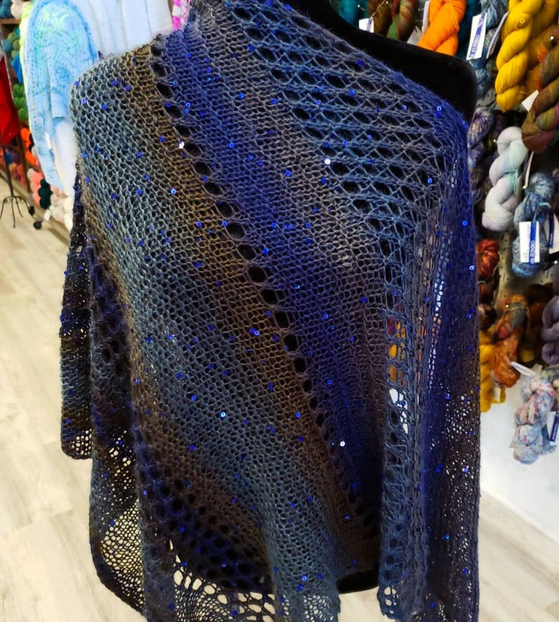 Digital Pattern:  Glimmer Shawl