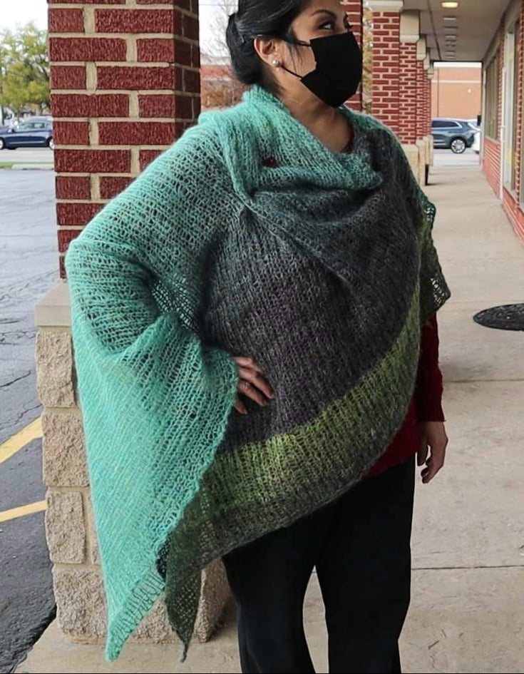Digital Pattern:  Viento Poncho