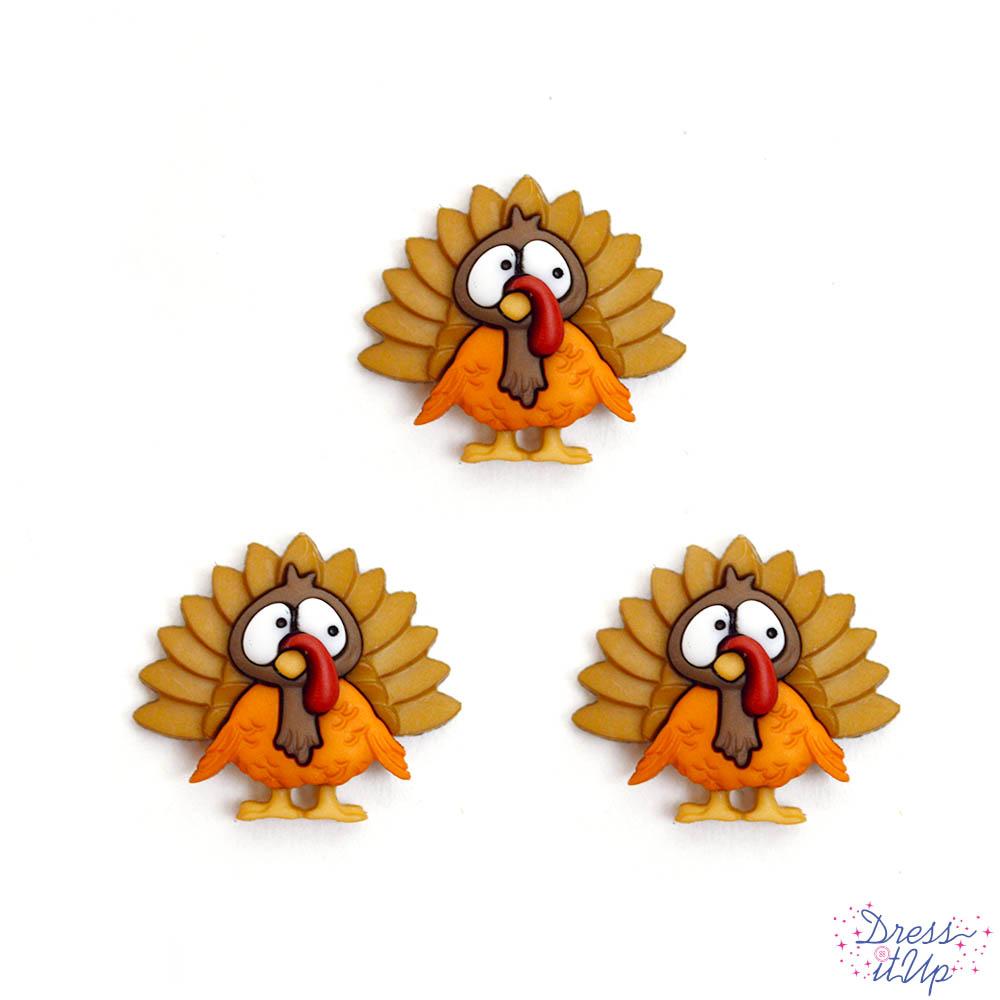Dress It Up Buttons - Turkey