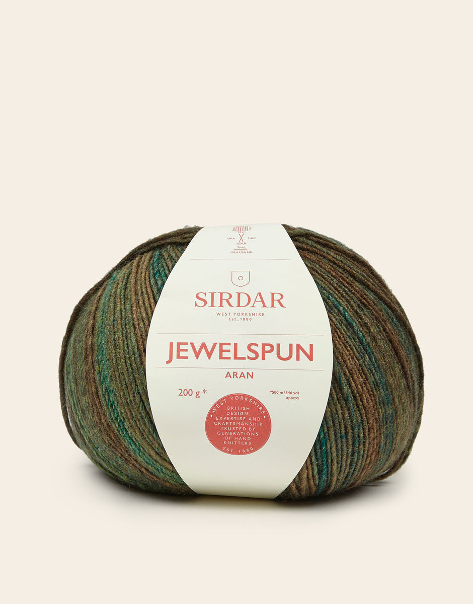 Golden Green - Sirdar Jewelspun Aran, 200G